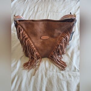 Oukupa Fringe Western Shoulder Bag